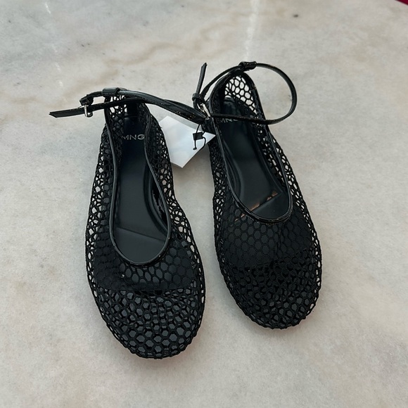 Mango Shoes - Mesh Ballet Flats from Mango 8.5